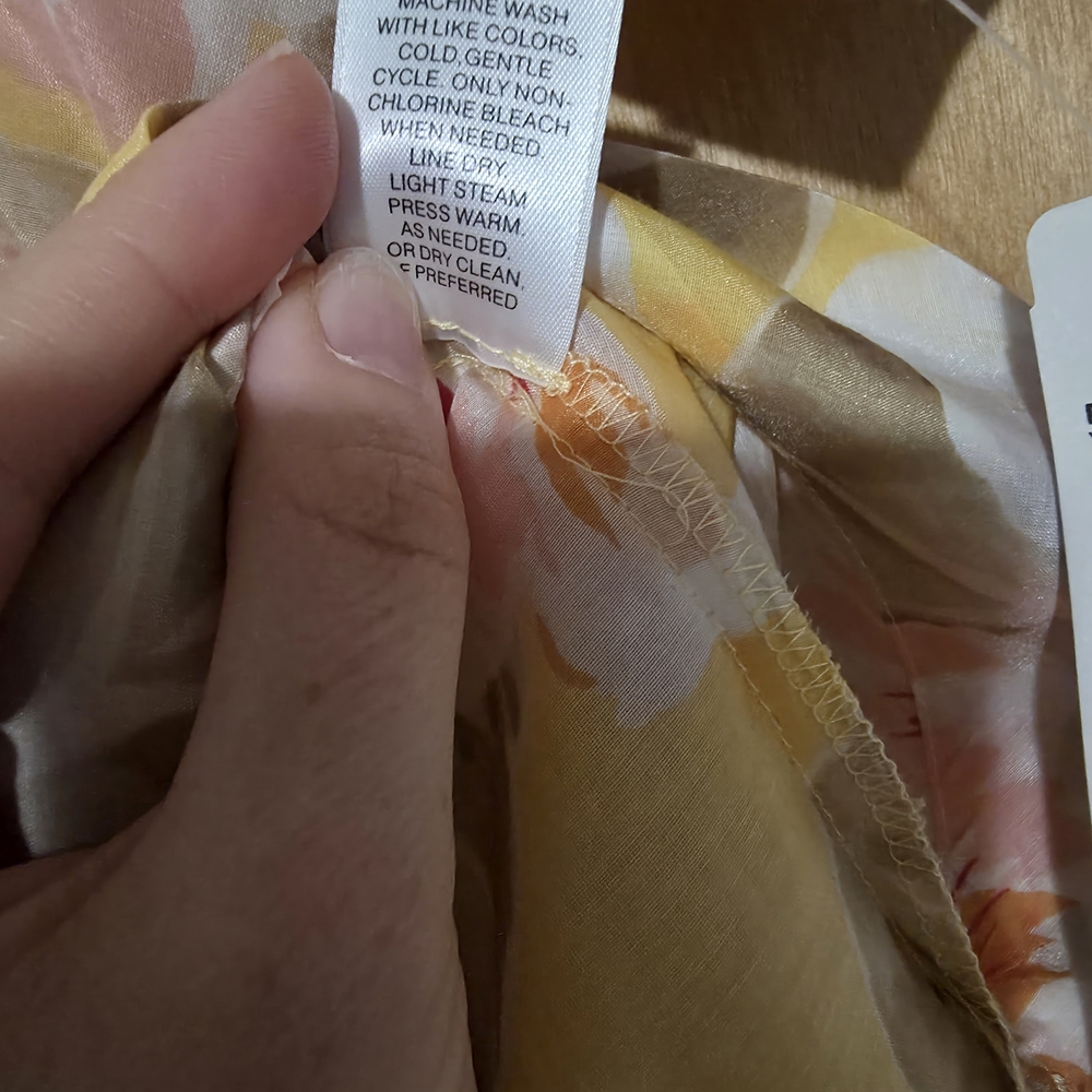 Pendleton Women's Floral Yellow Top - Picture 5 of 5